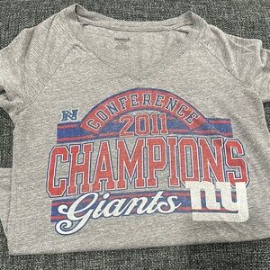 Reebok Gray Giants Conference Champions Tee